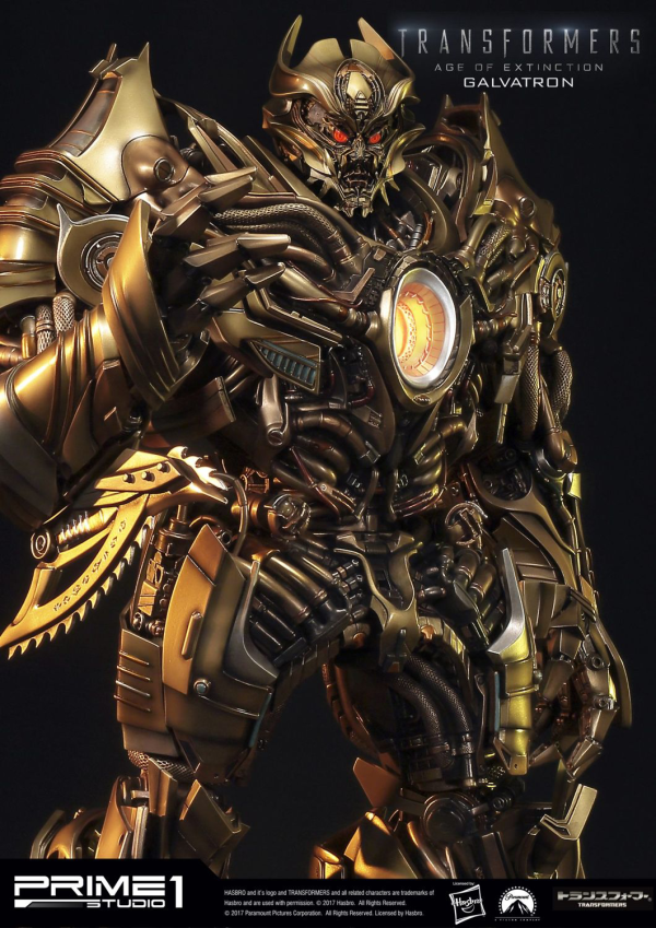 Prime 1 Studio Museum Masterline Transformers: Age of Extinction (Film) Galvatron Gold Version(4562471904462)(4562471904462)