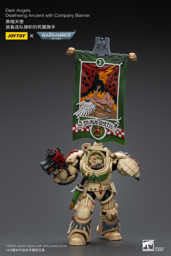 Joy Toy Dark Angels Deathwing Ancient with Company Banner(6973130379176)(6973130379176)