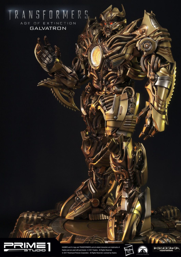 Prime 1 Studio Museum Masterline Transformers: Age of Extinction (Film) Galvatron Gold Version(4562471904462)(4562471904462)