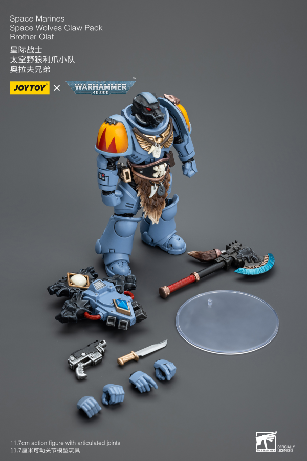 Joy Toy Space Marines Space Wolves Claw Pack Brother Olaf