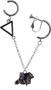 Chainsaw Man Pochita Swaying Clip-On Earrings | 4580590169722
