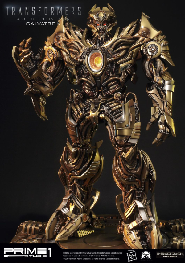 Prime 1 Studio Museum Masterline Transformers: Age of Extinction (Film) Galvatron Gold Version(4562471904462)(4562471904462)