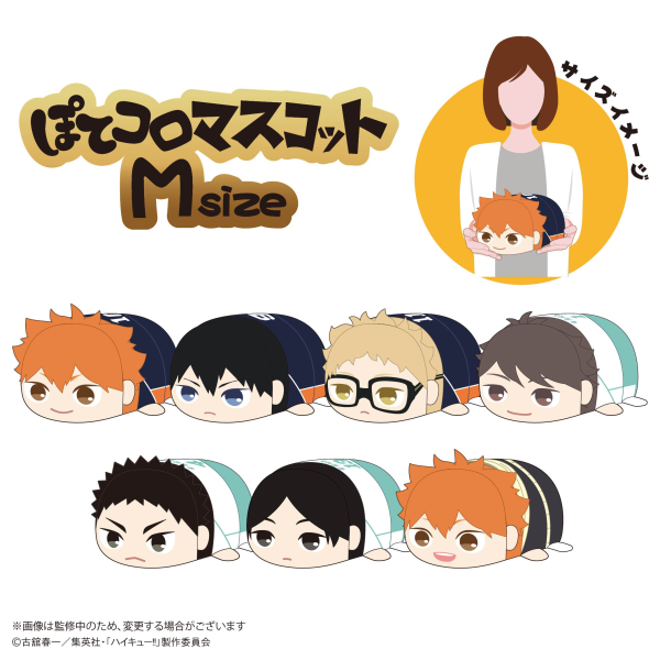 Haikyu POTE KORO MASCOT Msize (ITEM G) | 4580683626859