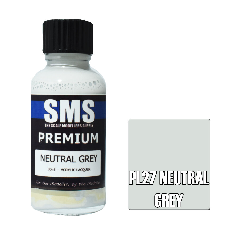 Premium NEUTRAL GREY 30ml | P-Rex Hobby