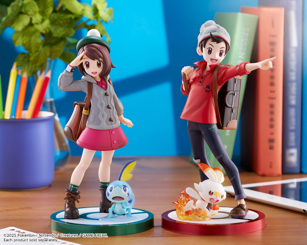 KOTOBUKIYA Pokémon VICTOR with SCORBUNNY ARTFX J STATUE(4934054067718)(4934054067718)