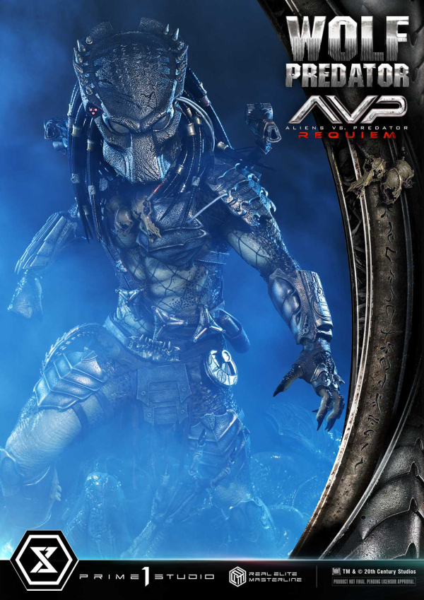 Prime 1 Studio Real Elite Masterline Aliens vs. Predator: Requiem Wolf Predator DX Bonus Version | 4582647121646