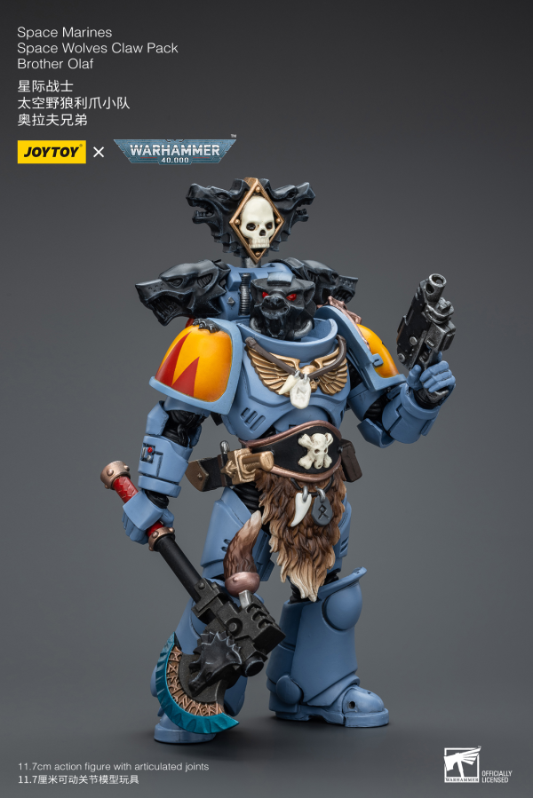 Joy Toy Space Marines Space Wolves Claw Pack Brother Olaf