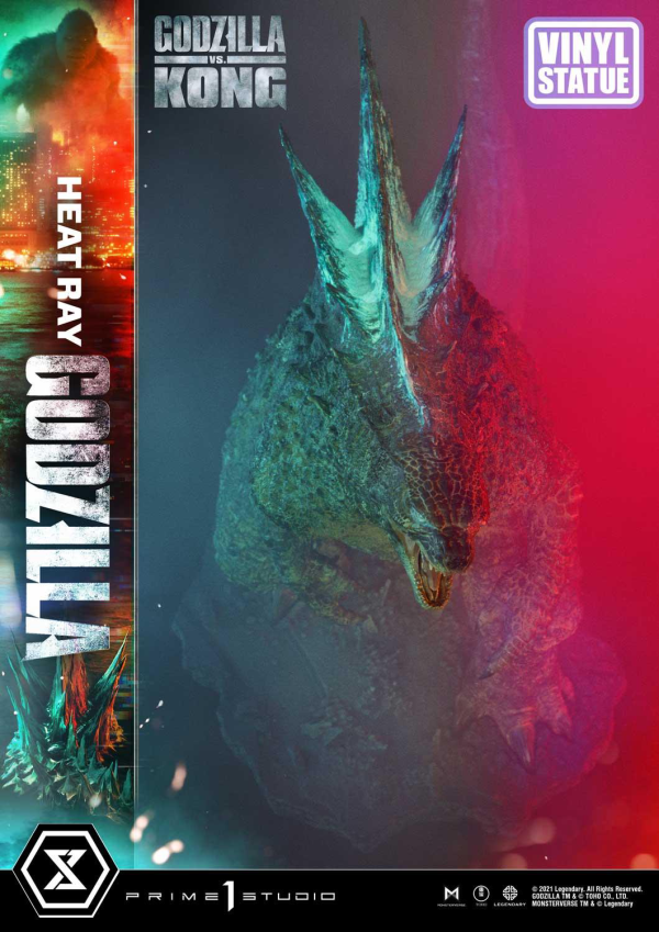 Prime 1 Studio Ultimate Diorama Masterline Godzilla vs Kong (Film) Heat Ray Godzilla Vinyl Statue(4580708037981)(4580708037981)