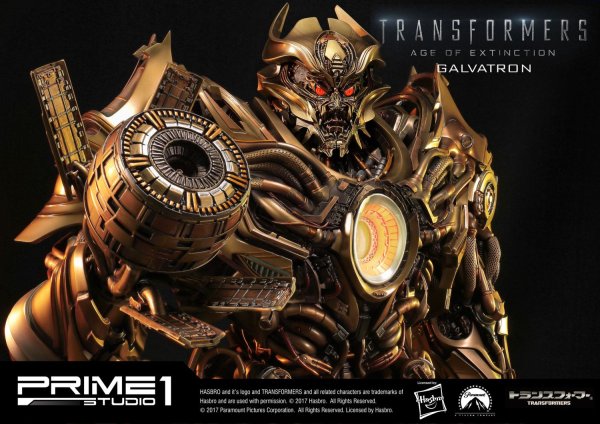 Prime 1 Studio Museum Masterline Transformers: Age of Extinction (Film) Galvatron Gold Version(4562471904462)(4562471904462)