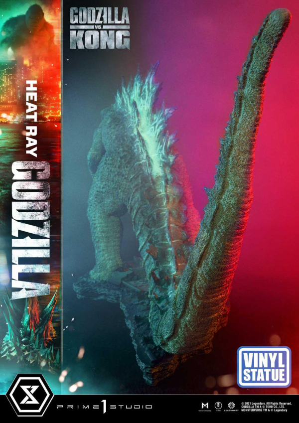 Prime 1 Studio Ultimate Diorama Masterline Godzilla vs Kong (Film) Heat Ray Godzilla Vinyl Statue(4580708037981)(4580708037981)