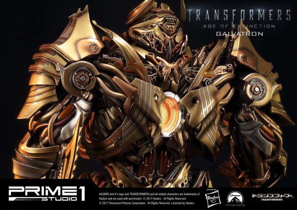 Prime 1 Studio Museum Masterline Transformers: Age of Extinction (Film) Galvatron Gold Version(4562471904462)(4562471904462)