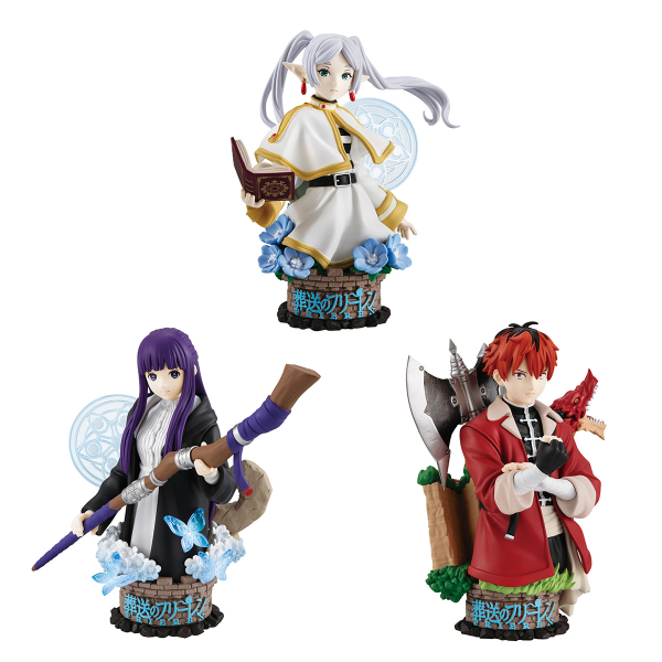 MegaHouse Petitrama series EX Frieren： Beyond Journey's End   Their Journey. set【with the statue of Himmel】