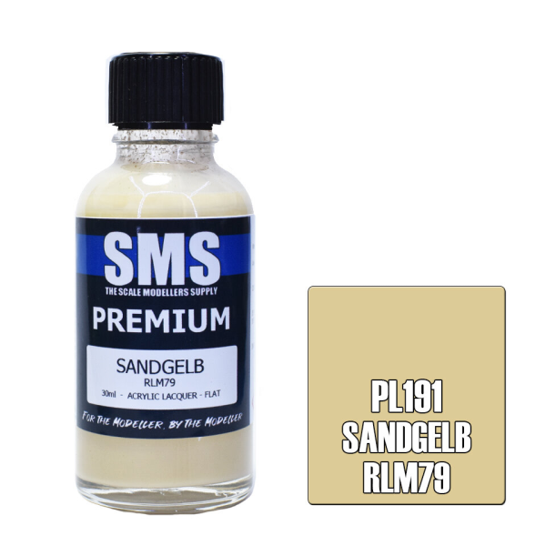 The Scale Modellers Supply (SMS) Premium SANDGELB RLM79 30ml | 787099995478