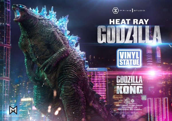 Prime 1 Studio Ultimate Diorama Masterline Godzilla vs Kong (Film) Heat Ray Godzilla Vinyl Statue(4580708037981)(4580708037981)