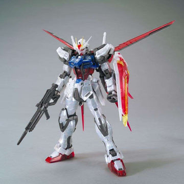 P-Bandai MG 1/100 The Gundam Base Limited Aile Strike Gundam Ver.RM [Clear Color]