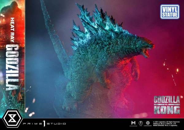 Prime 1 Studio Ultimate Diorama Masterline Godzilla vs Kong (Film) Heat Ray Godzilla Vinyl Statue(4580708037981)(4580708037981)