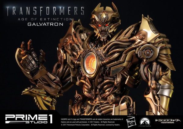 Prime 1 Studio Museum Masterline Transformers: Age of Extinction (Film) Galvatron Gold Version(4562471904462)(4562471904462)
