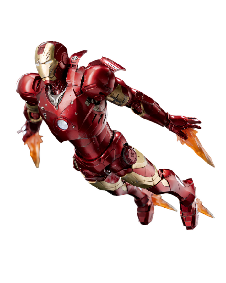 threezero Marvel Studios: The Infinity Saga DLX Iron Man Mark 3 (Battle Damaged) | 4895250817555