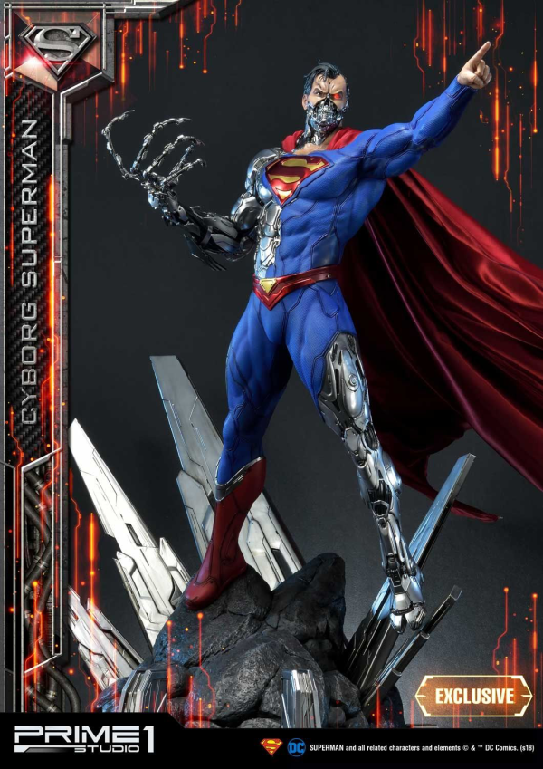 Prime 1 Studio Museum Masterline Superman (Comics) Cyborg Superman EX Version(4562471908019)(4562471908019)