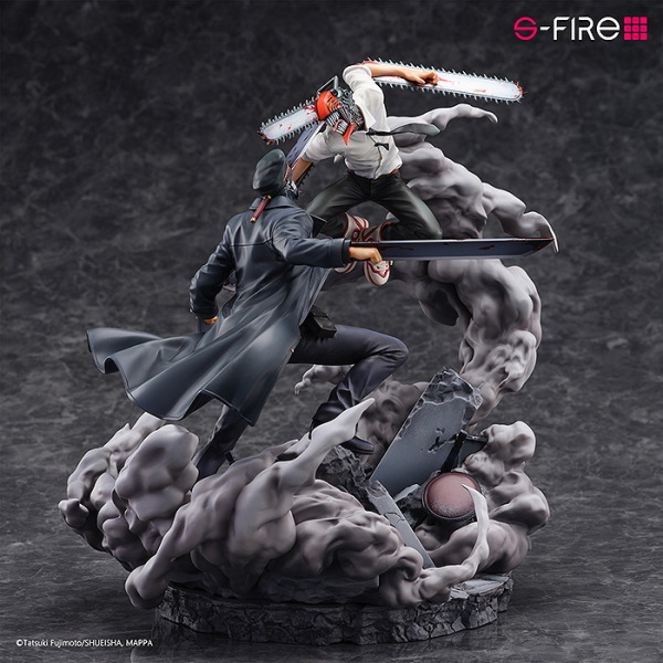 SEGA CHAINSAW MAN Super Situation Figure Chainsaw Man vs. Samurai Sword | 4580779527725