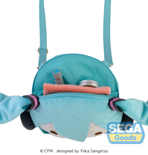 SEGA fuwa petit Hatsune Miku Face Shoulder Bag (M)(4582733453811)(4582733453811)