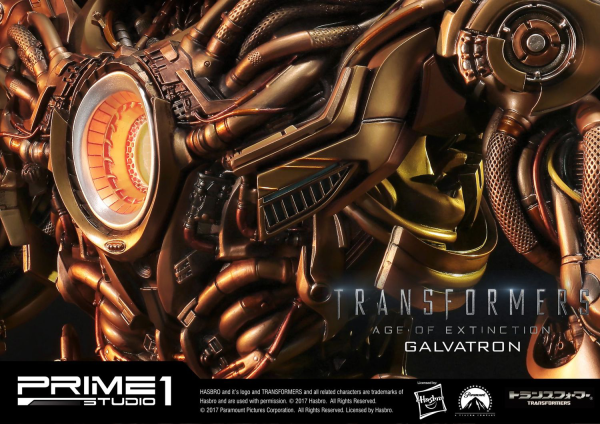 Prime 1 Studio Museum Masterline Transformers: Age of Extinction (Film) Galvatron Gold Version(4562471904462)(4562471904462)