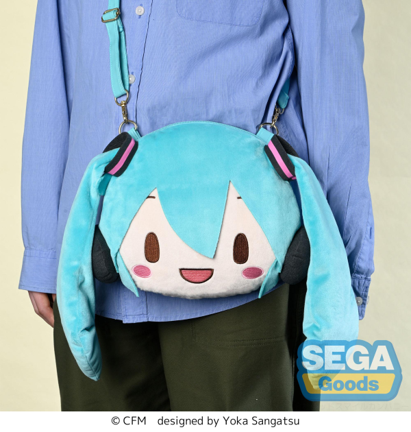 SEGA fuwa petit Hatsune Miku Face Shoulder Bag (M)(4582733453811)(4582733453811)