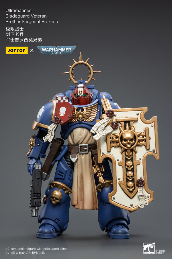 Joy Toy Ultramarines Bladeguard VeteranBrother Sergeant Proximo(6973130372337)(6973130372337)