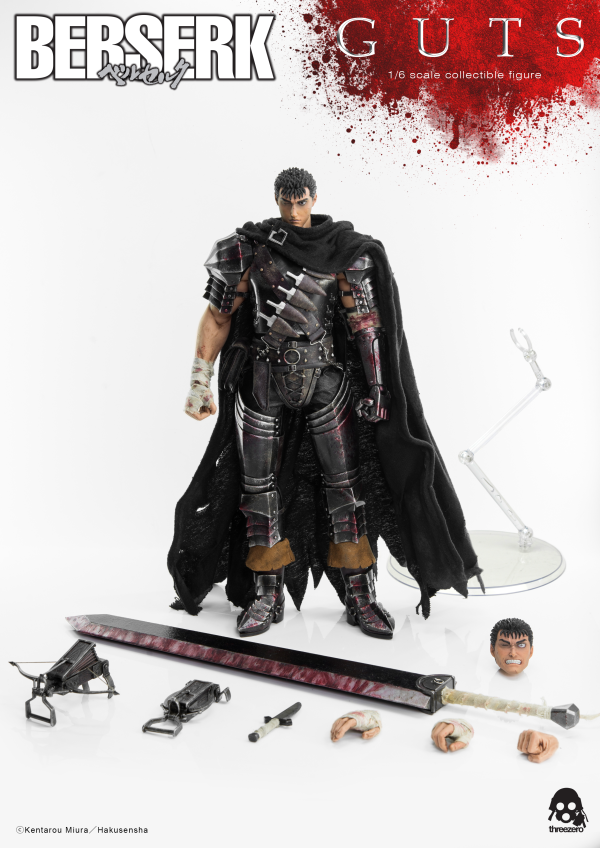 threezero BERSERK - Guts (Black Swordsman)(4897056200425)(4897056200425)