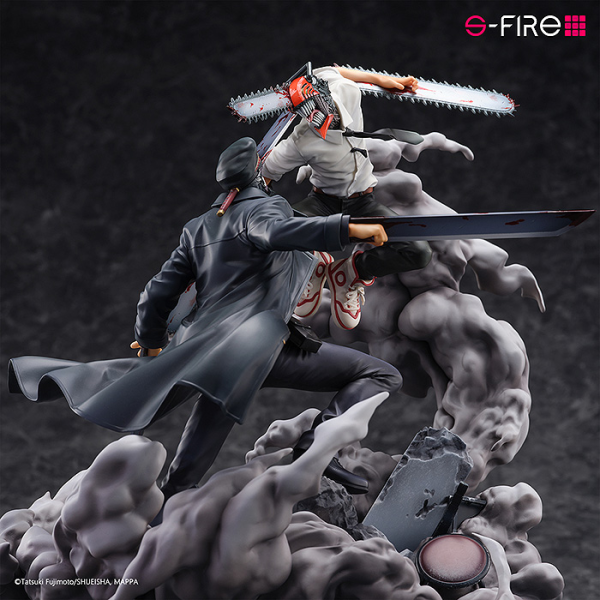 SEGA CHAINSAW MAN Super Situation Figure Chainsaw Man vs. Samurai Sword | 4580779527725