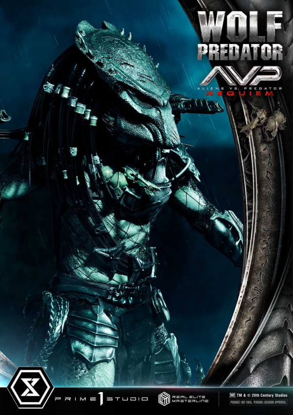 Prime 1 Studio Real Elite Masterline Aliens vs. Predator: Requiem Wolf Predator DX Bonus Version | 4582647121646