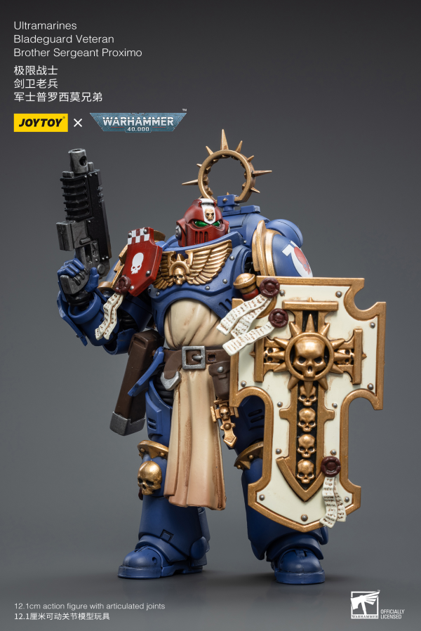 Joy Toy Ultramarines Bladeguard VeteranBrother Sergeant Proximo(6973130372337)(6973130372337)