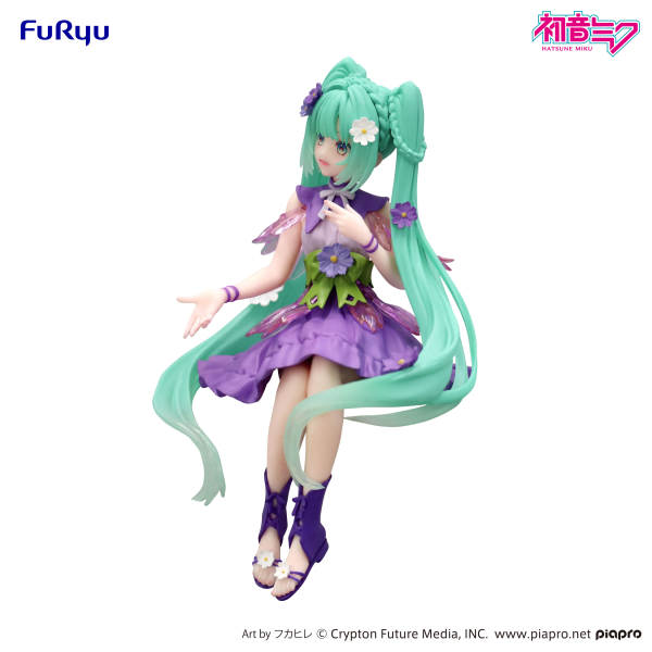 FuRyu Hatsune Miku Noodle Stopper Figure -Flower Fairy Cosmos Purple Color ver.-(4571623503460)(4571623503460)