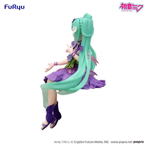 FuRyu Hatsune Miku Noodle Stopper Figure -Flower Fairy Cosmos Purple Color ver.-(4571623503460)(4571623503460)