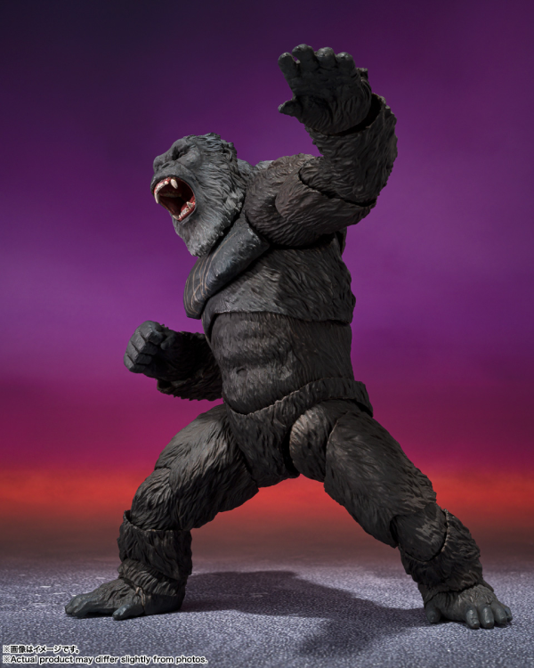 BANDAI Tamashii KONG FROM GODZILLA x KONG: THE NEW EMPIRE [2024], TAMASHII NATIONS S.H.MonsterArts(4573102660459)(4573102660459)