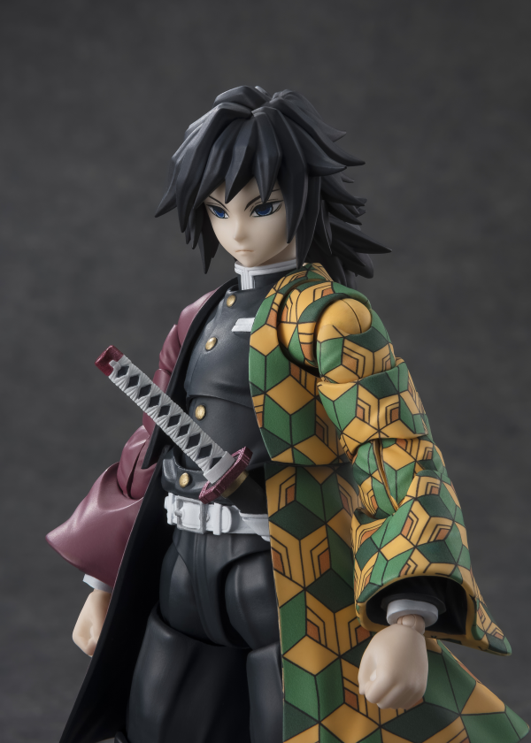 BANDAI Tamashii GIYU TOMIOKA "Demon Slayer: Kimetsu no Yaiba", TAMASHII NATIONS S.H.Figuarts(4573102664778)(4573102664778)