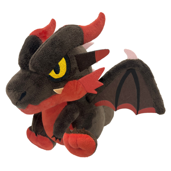 CAPCOM Monster Hunter Chibi-Plush Crimson Fatalis | 4976219128421