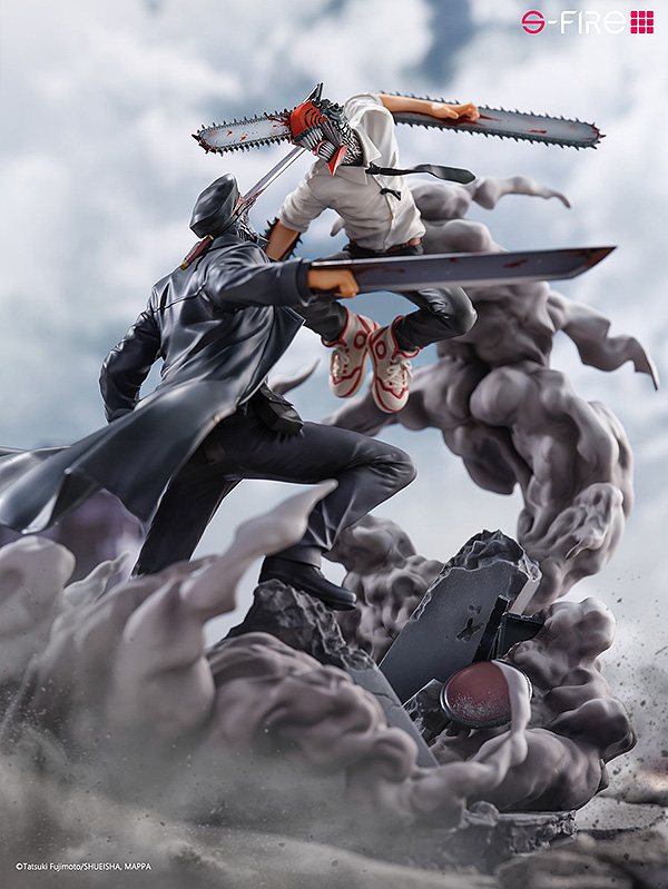 SEGA CHAINSAW MAN Super Situation Figure Chainsaw Man vs. Samurai Sword | 4580779527725