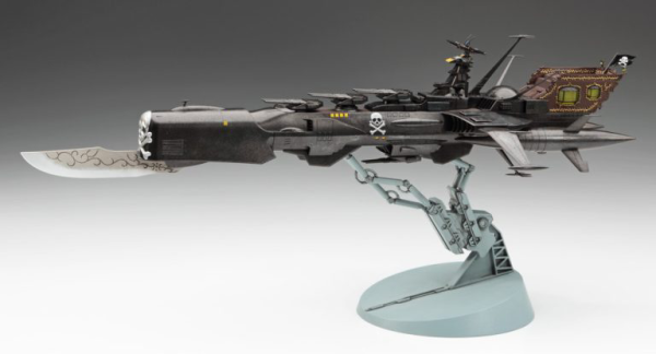 Hasegawa 1/1500  “CAPTAIN HARLOCK SPACE PIRATE DIMENSION VOYAGE” Space Pirate Battleship ARCADIA Third ship [Variant] Attack enhanced type w/ACRYLIC STAND FIGURE(4967834648159)(4967834648159)