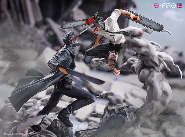 SEGA CHAINSAW MAN Super Situation Figure Chainsaw Man vs. Samurai Sword | 4580779527725