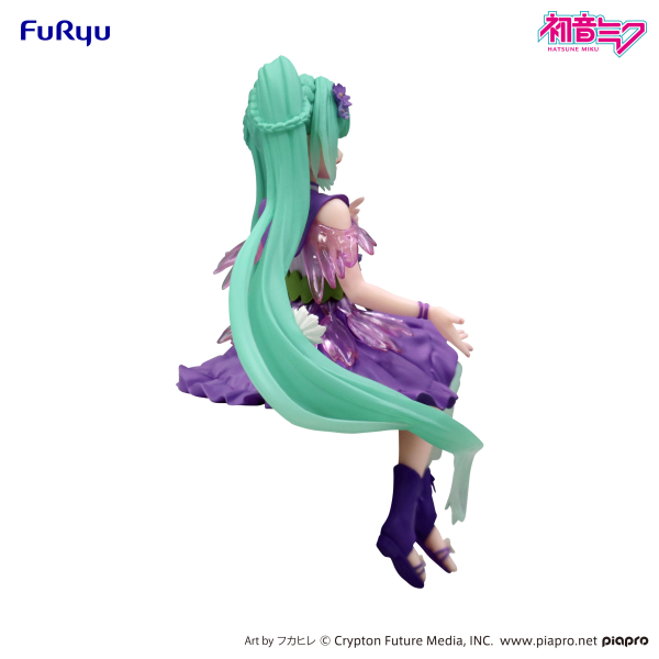 FuRyu Hatsune Miku Noodle Stopper Figure -Flower Fairy Cosmos Purple Color ver.-(4571623503460)(4571623503460)
