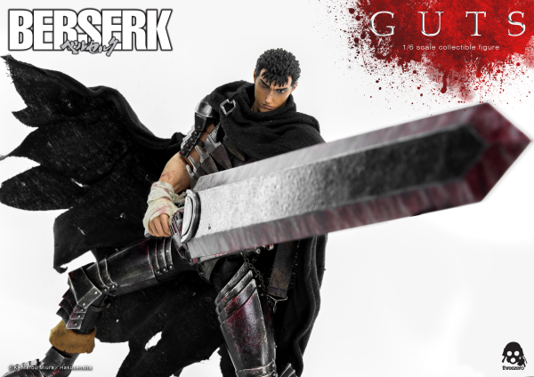 threezero BERSERK - Guts (Black Swordsman)(4897056200425)(4897056200425)
