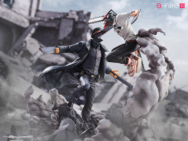SEGA CHAINSAW MAN Super Situation Figure Chainsaw Man vs. Samurai Sword | 4580779527725