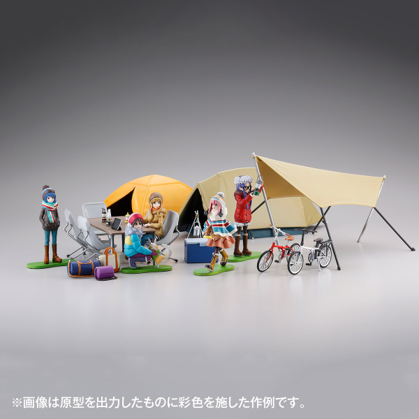 Kaiyodo ARTPLA Yuru-Camp (Laid-Back Camp) Camp set | 4537807190383