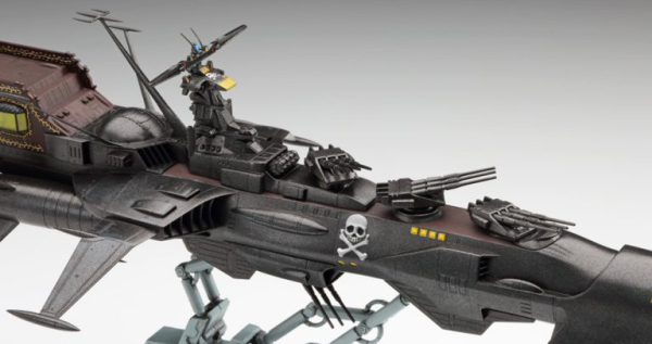 Hasegawa 1/1500  “CAPTAIN HARLOCK SPACE PIRATE DIMENSION VOYAGE” Space Pirate Battleship ARCADIA Third ship [Variant] Attack enhanced type w/ACRYLIC STAND FIGURE(4967834648159)(4967834648159)