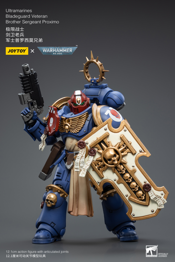 Joy Toy Ultramarines Bladeguard VeteranBrother Sergeant Proximo(6973130372337)(6973130372337)