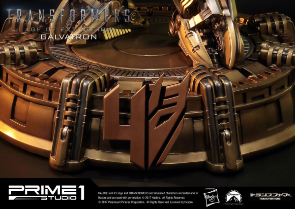 Prime 1 Studio Museum Masterline Transformers: Age of Extinction (Film) Galvatron Gold Version(4562471904462)(4562471904462)