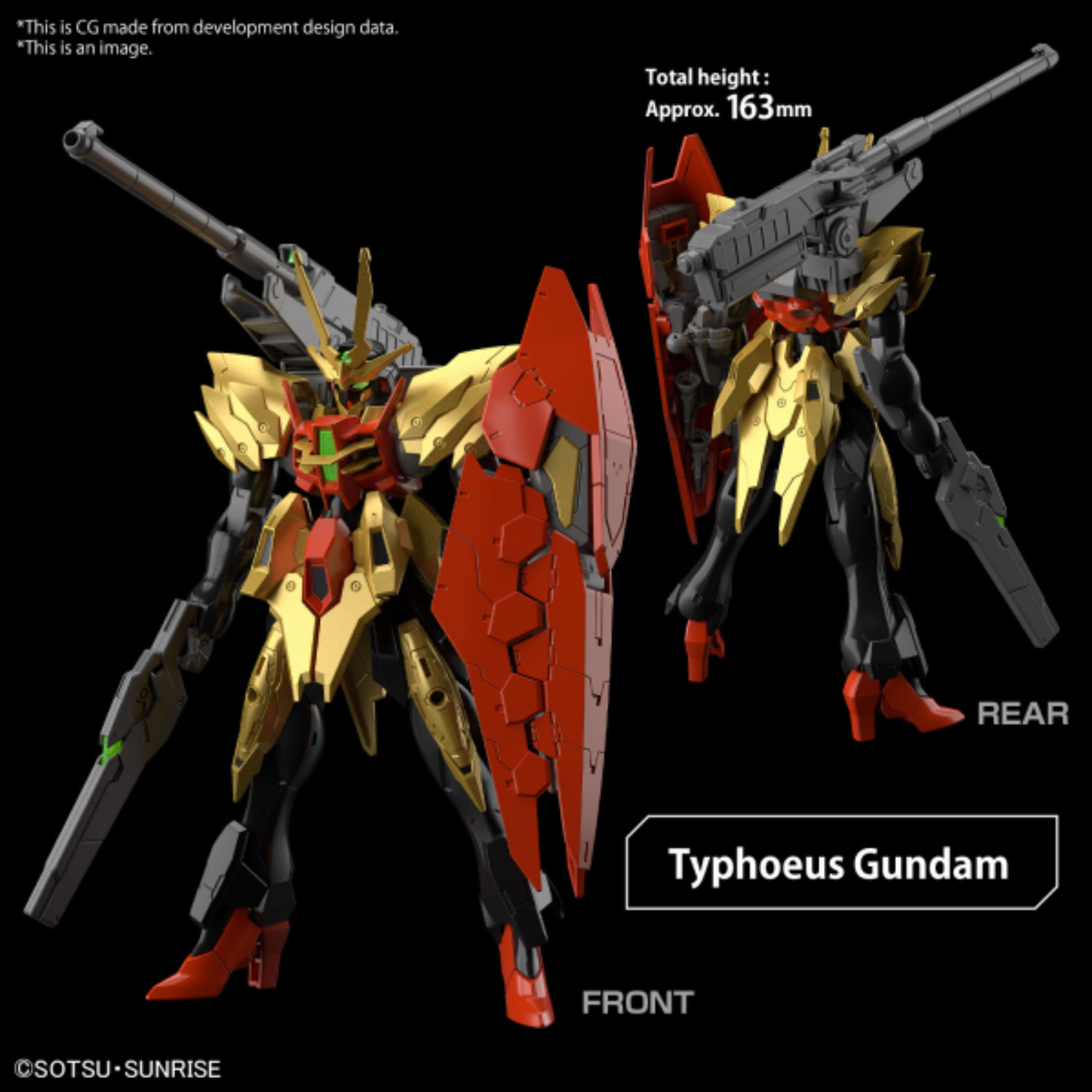BANDAI Hobby HG 1/144 Typhoeus Gundam Chimera(4573102657251)(4573102657251)