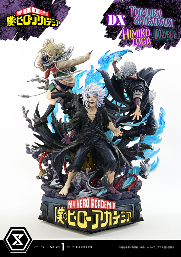 Prime 1 Studio Ultimate Premium Masterline My Hero Academia Tomura Shigaraki,Dabi,Himiko Toga DX Bonus Version(4582647121097)(4582647121097)