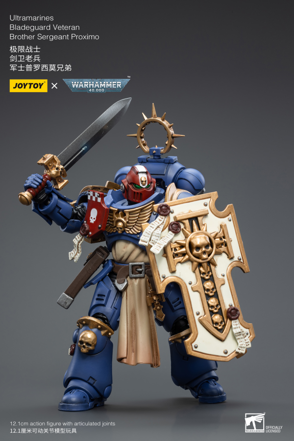 Joy Toy Ultramarines Bladeguard VeteranBrother Sergeant Proximo(6973130372337)(6973130372337)